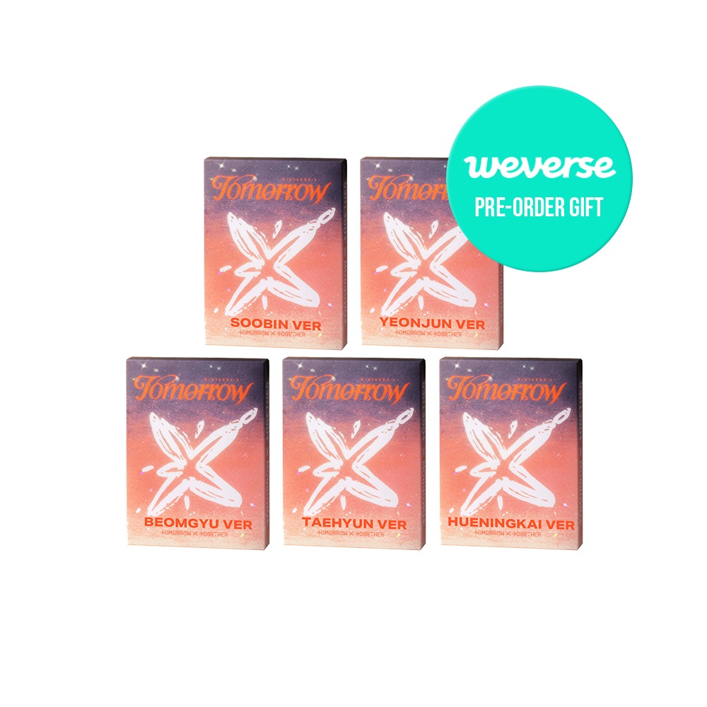 【WEVERSE特典選択】 LIGHT VER 5種セット / TXT - MINISODE 3: TOMORROW / TOMORROW X TOGETHER