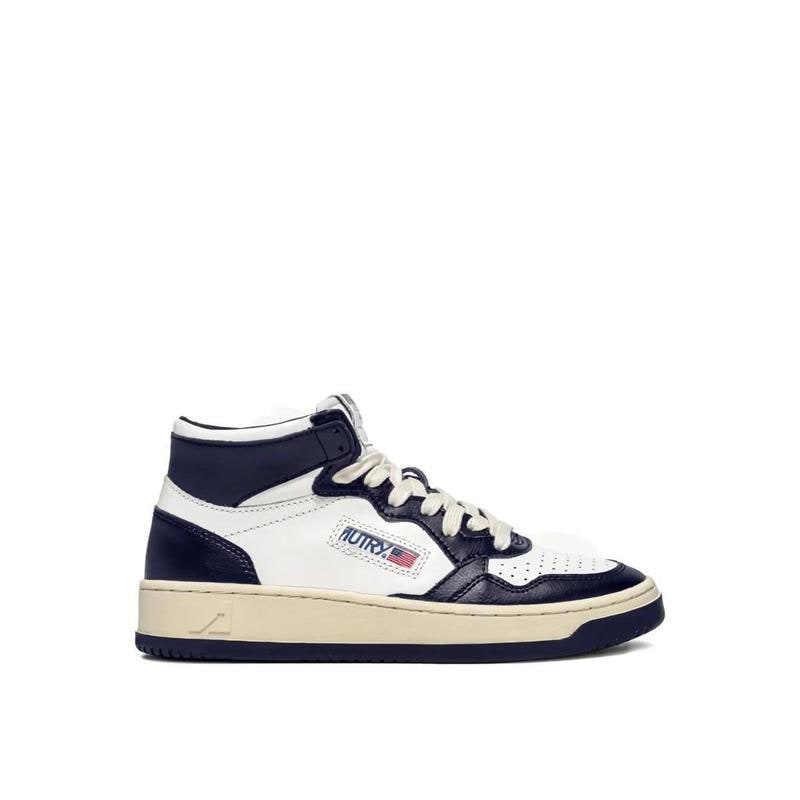 25 FW オートリー メダリスト ハイトップ スニーカー A1UNAUMMWB04 TP444018100