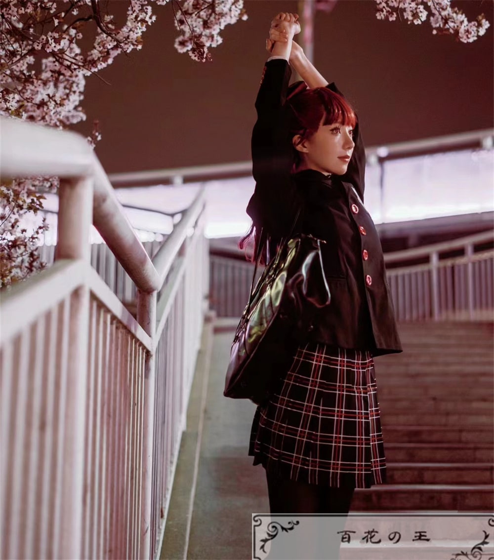 在庫品 ペルソナ5 芳澤かすみ コスプレ衣装 コスチューム ハロウィン 変装 仮装 7,055円