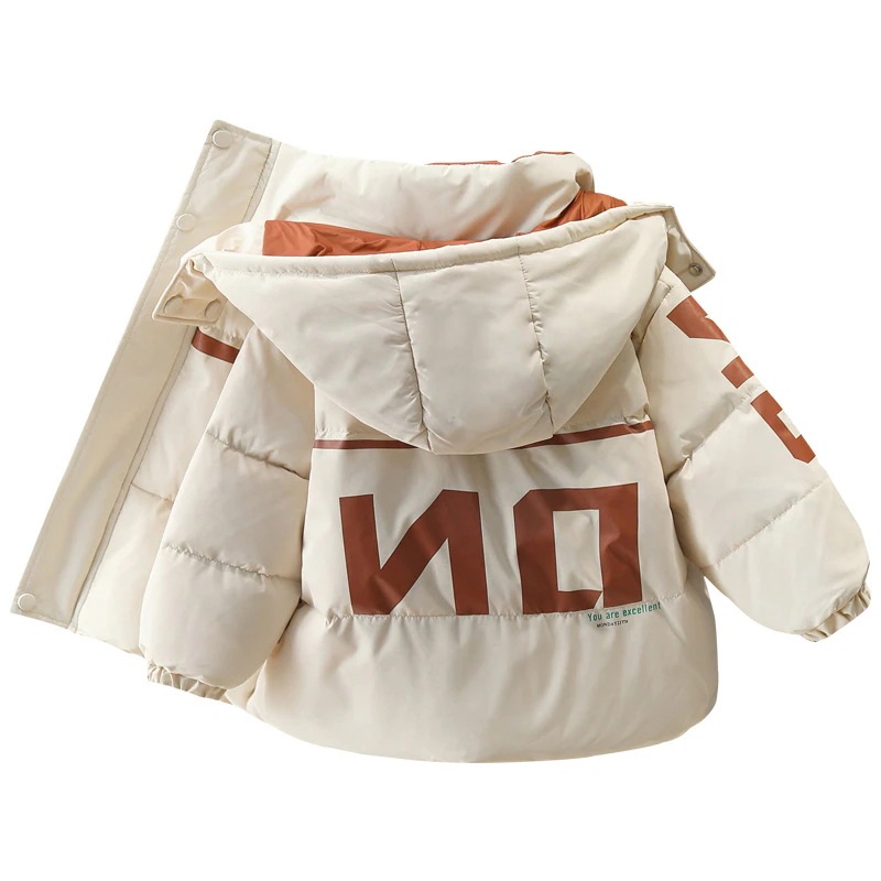 可愛い暖かな冬の子供の帽子付きダウンジャケット 5,399円