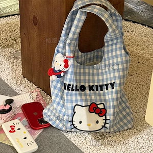 25新型 HelloKitty こうし 刺繍リュック かわいい カジュアル ショルダーバッグ 手提げ 通勤 百足のかばん