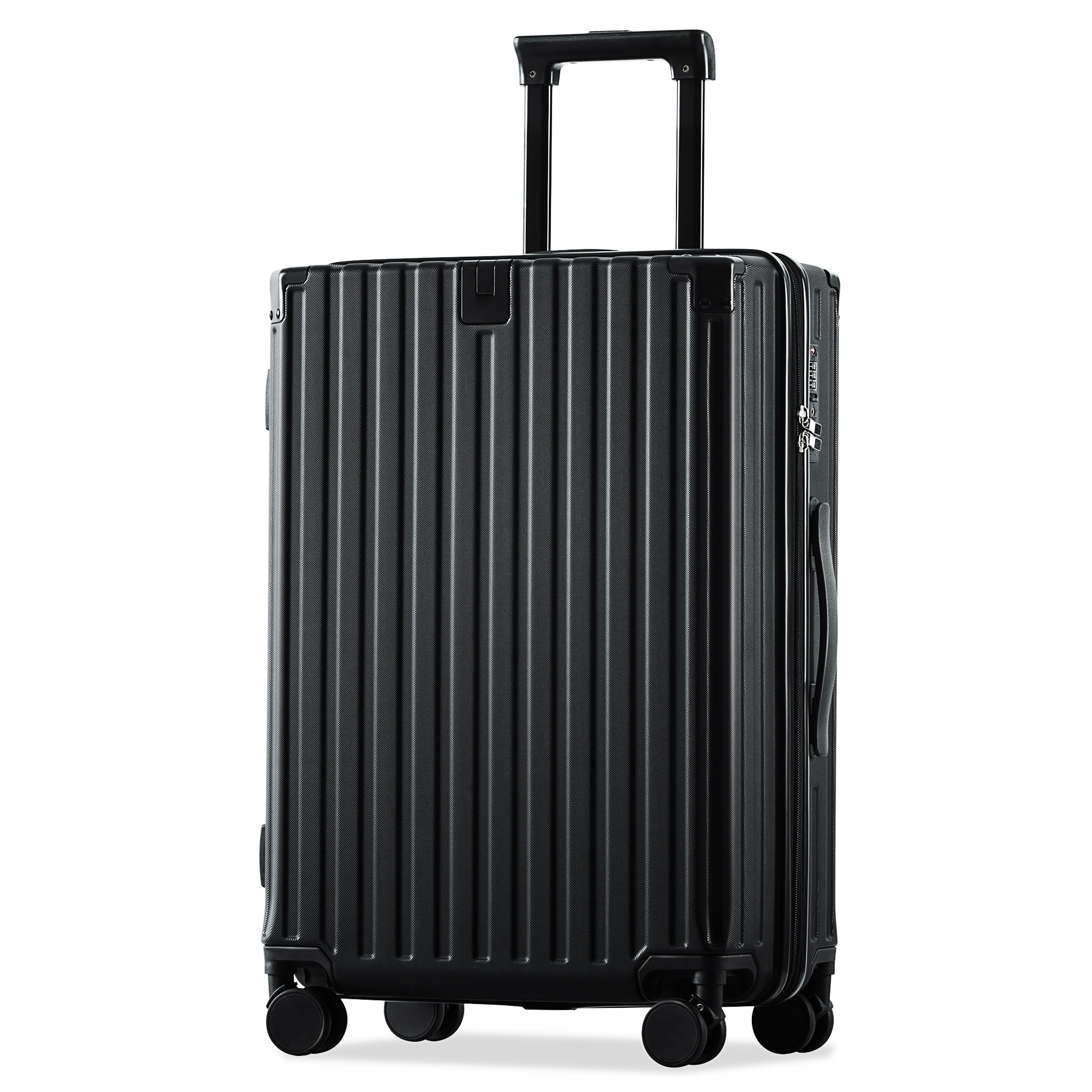 【国内発送】725スーツケース Lサイズ キャリーケース キャリーバッグ Lサイズ ストッパー付き アルミコーナーパッド 7日~14日 大容量超軽量 軽い おしゃれ かわいいダブルキャスター 大型 フ