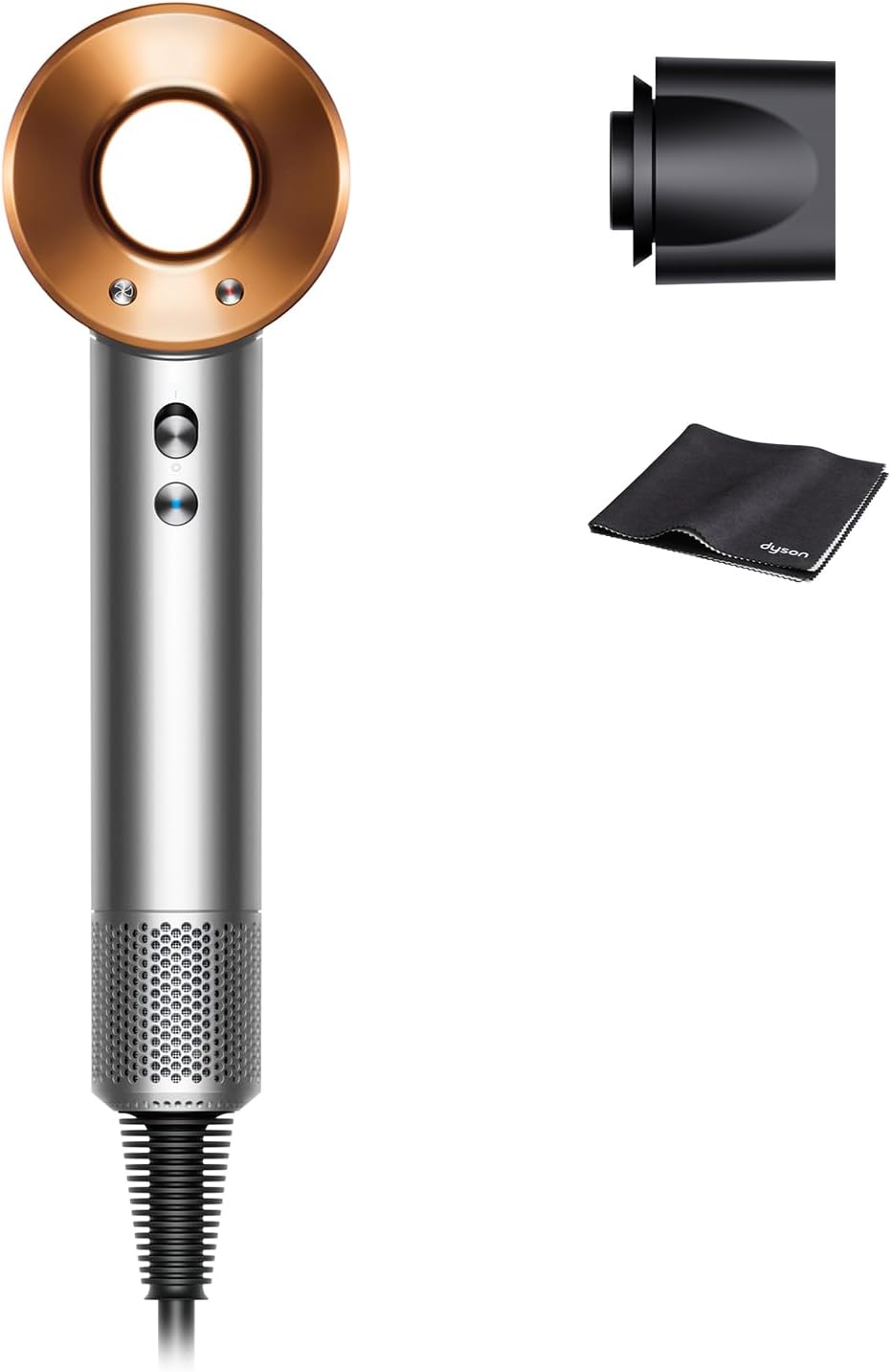 Dyson(ダイソン) ドライヤー Dyson Supersonicヘアドライヤー ニッケル／コッパー (HD08 BNBC AM) 大風量 速乾パワフルな風だから低温なのに速乾