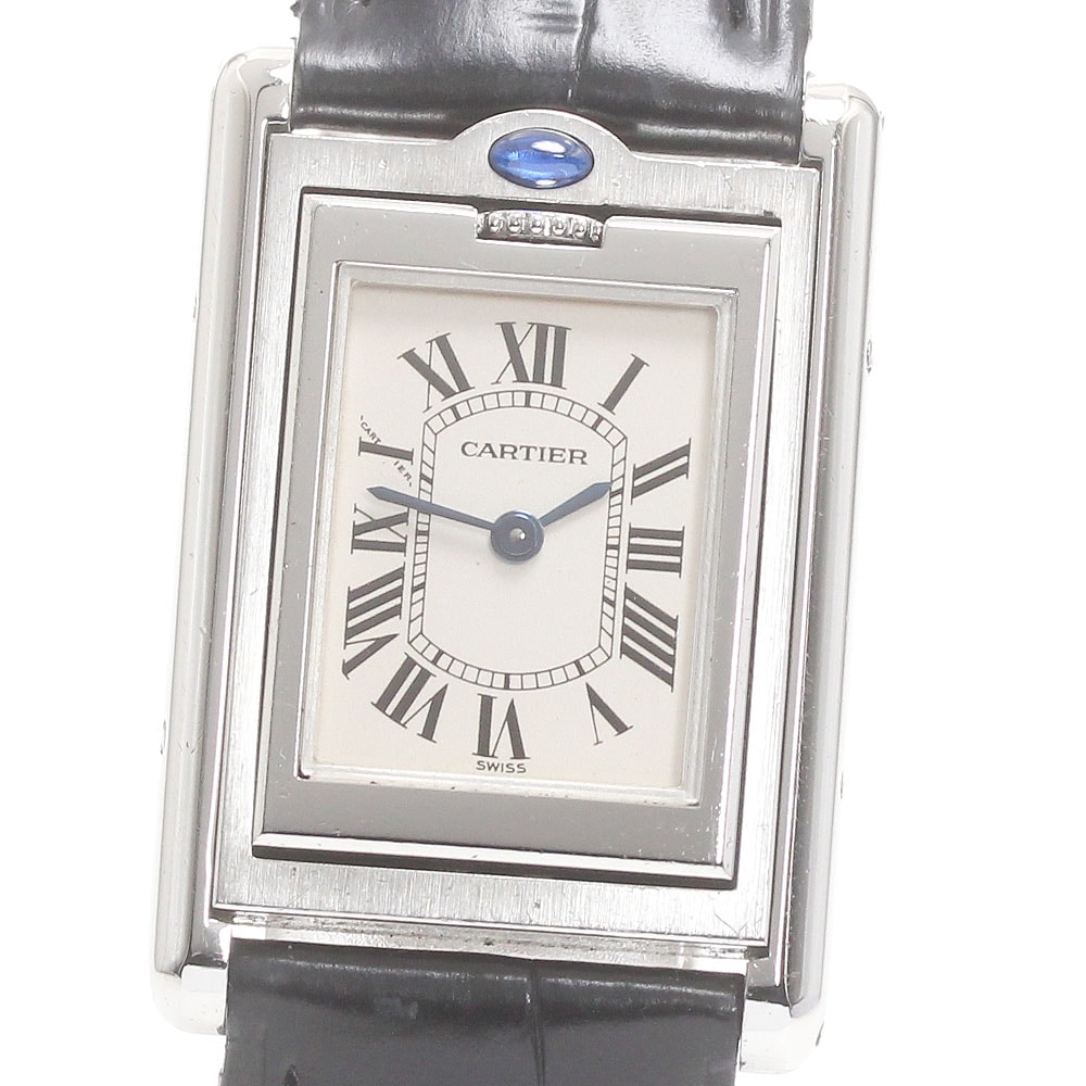 カルティエ CARTIER W1011158 タンクバスキュラント クォーツ レディース _874593【中古】