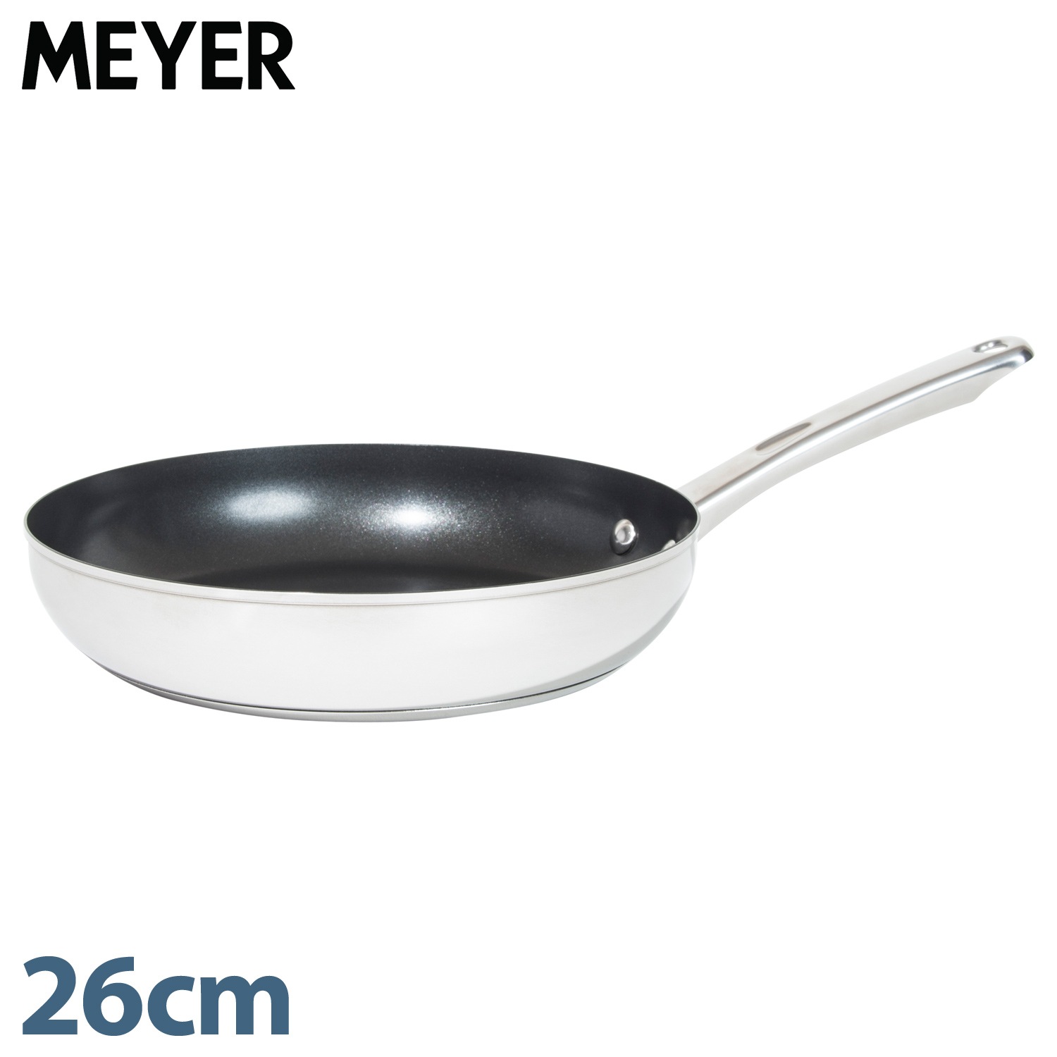 フライパン スターシェフ4 26cm IH ガス対応 ステンレス シルバー MSC4-P26