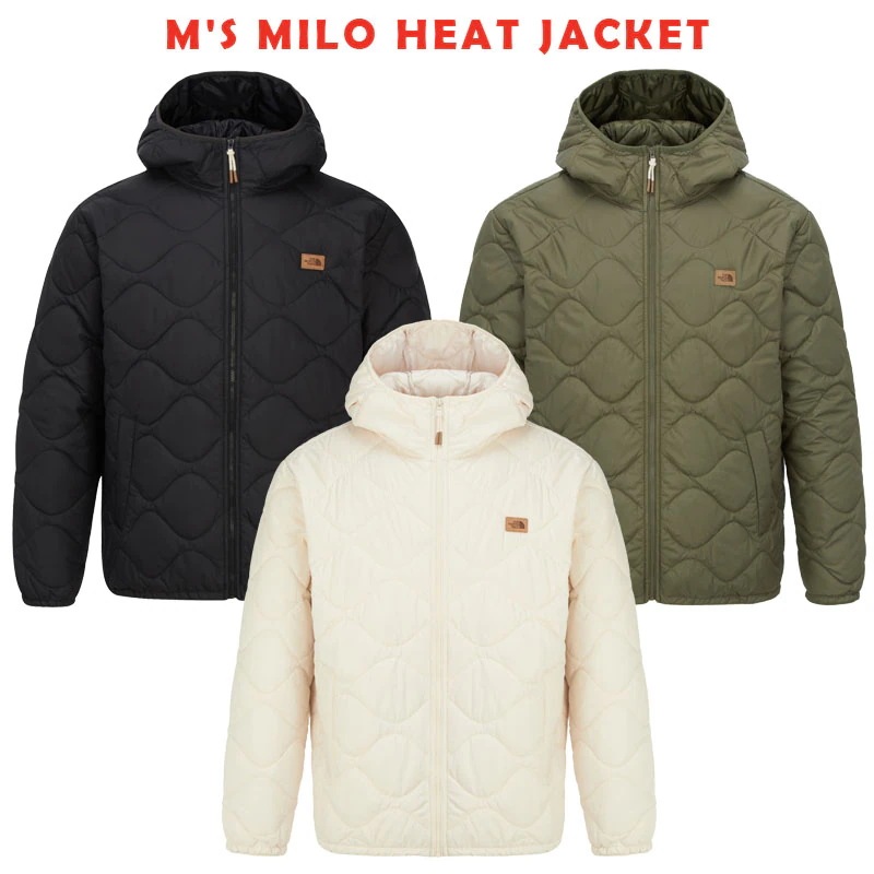 韓国正規品保証 関税負担なしNJ3NR79A MS MILO HEAT JACKET デイリー 基本 着装 男子 女子 人気 韓国 ファッション 男女共用 アウトドア