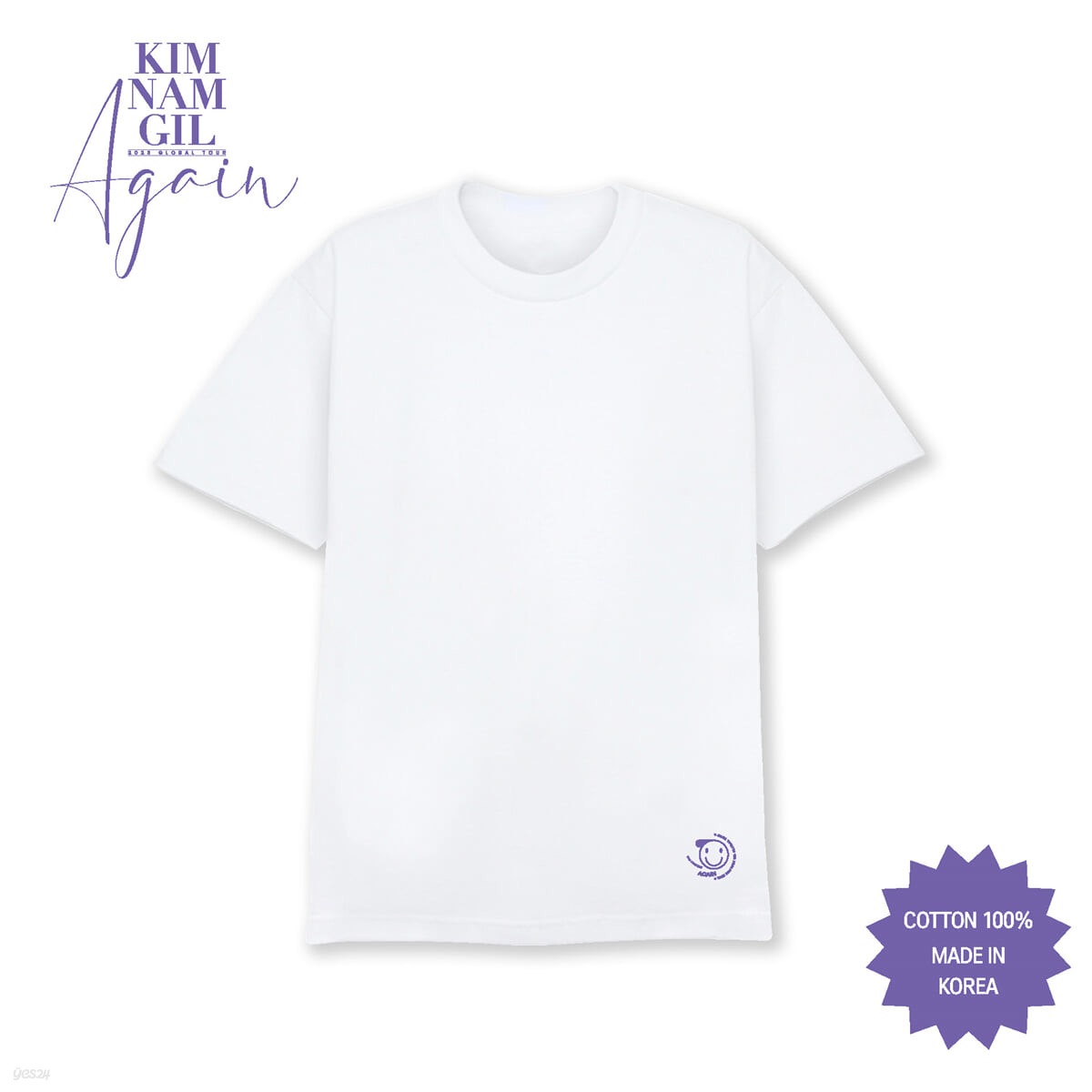 [公式] 2023 KIMNAMGIL FAN CONCERT ‘AGAIN’ OFFICIAL GOODS : T-SHIRT