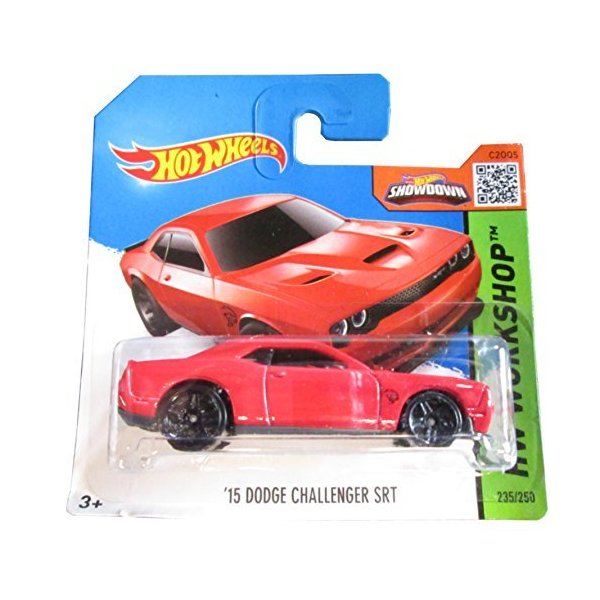 Hot Wheels 15 Dodge Challenger SRT (Red) - HW Workshop Muscle Mania CFH12 235/250 並行輸入品