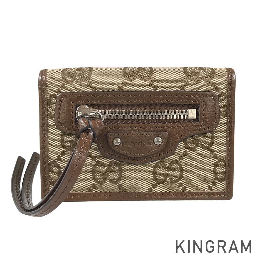 GGキャンバス 681708 三つ折り財布 【中古】