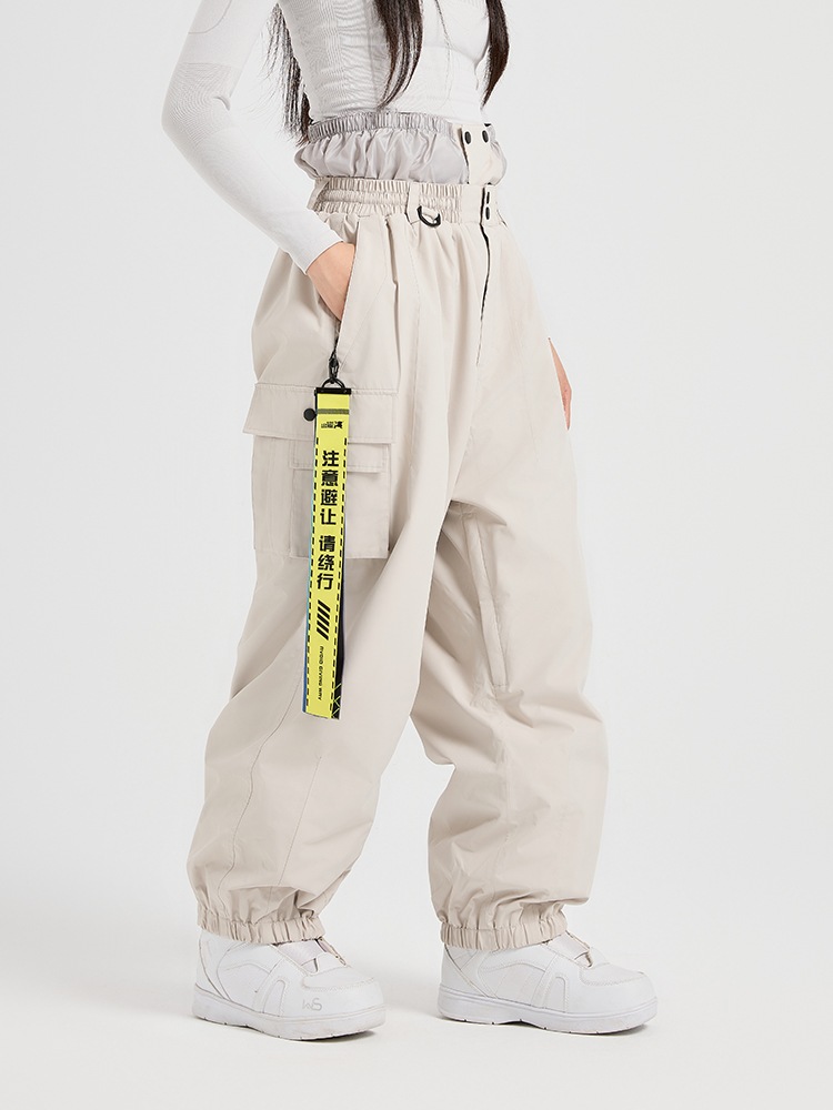 （1～3日で出荷）スノーボードウェア パンツ レディース メンズ 防水15000mm スキーウェア 単品 カーゴパンツ ズボン ロングパンツ 韓国風 男女兼用 スノボウェア スノーウェア 防水 防寒防