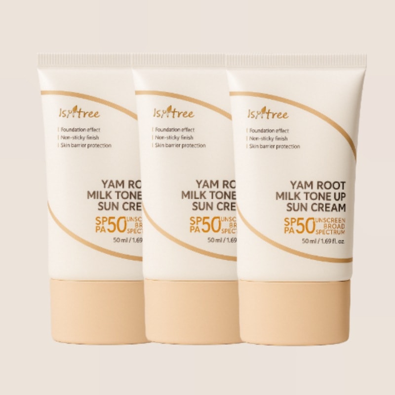 1+1+1 ミルクトーンアップUVクリーム自然な透明感 肌補正 SPF50+ PA++++ 50ml保湿&UV下地