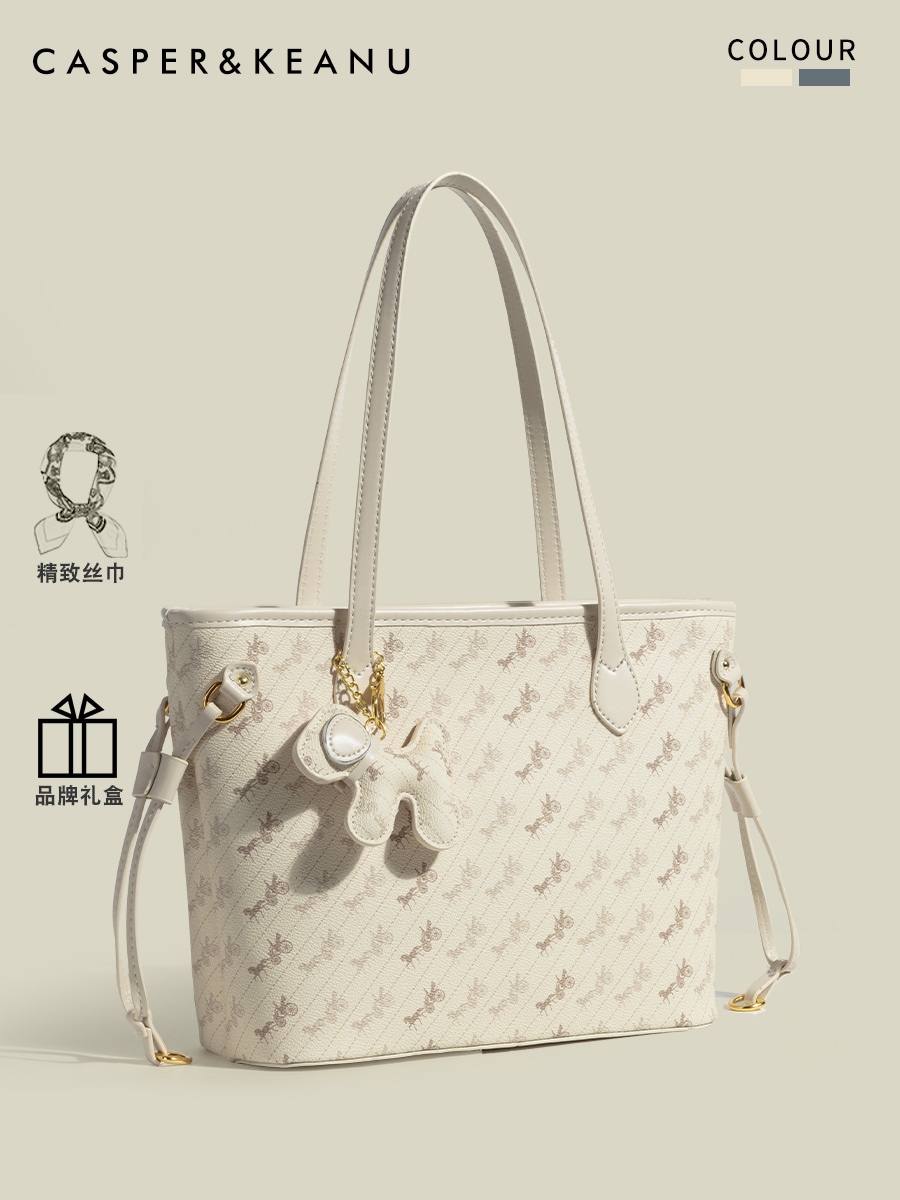 高級感大容量授業用トートバッグ女性2025新型大容量通勤ショルダーバッグ