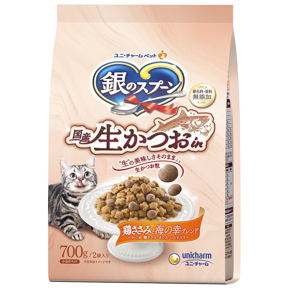 キャットフード　国産生かつおｉｎ　鶏ささみと海の幸ブレンド　７００ｇX９　ＣＲＣ35―15―88―20―00 7,199円