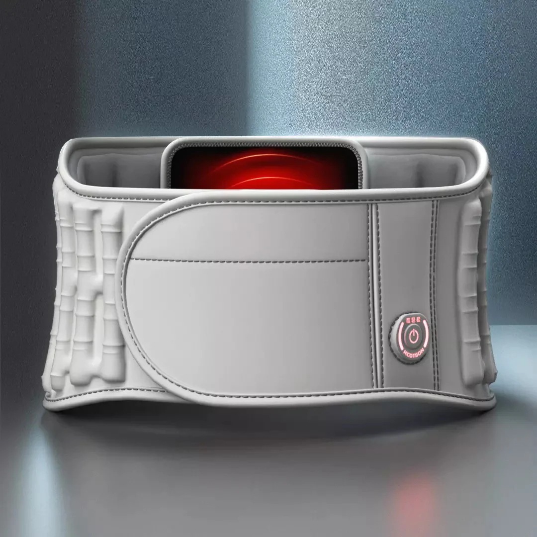 XIAOMI PMA エアバッグベルト温熱療法/USB充電式/ストレス筋肉腰の痛緩和改善