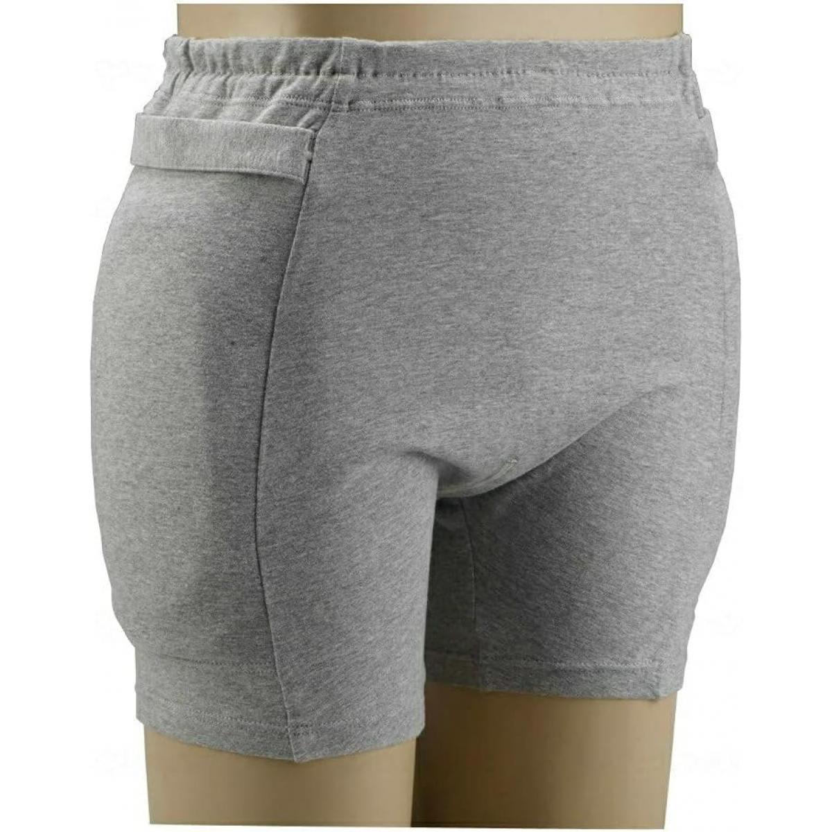 日本エンゼル ラ・クッションパンツ 紳士用 グレー LL 3904　男性用 クッション付 パンツ 転倒 大腿骨 保護 骨折 予防