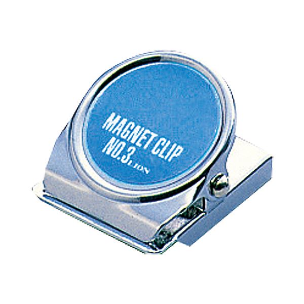 （まとめ） ライオン事務器マグネットクリップ（裏面マグネット付） W31×D35×H22mm CS-3 1個 (×30セット)