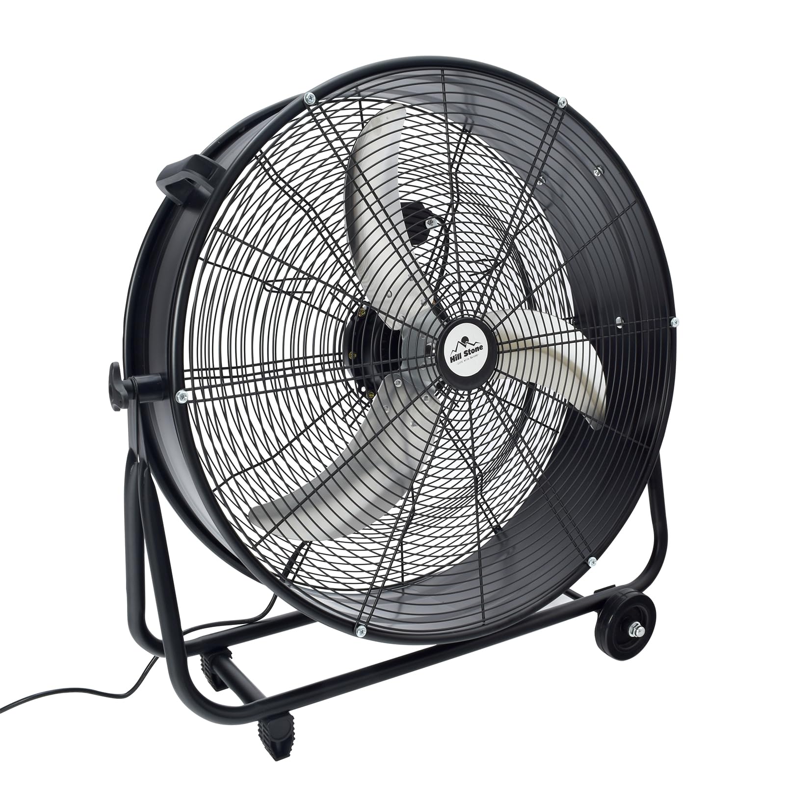 業務用大型扇風機 最大風速約480m 3枚羽根 角度180度無段階