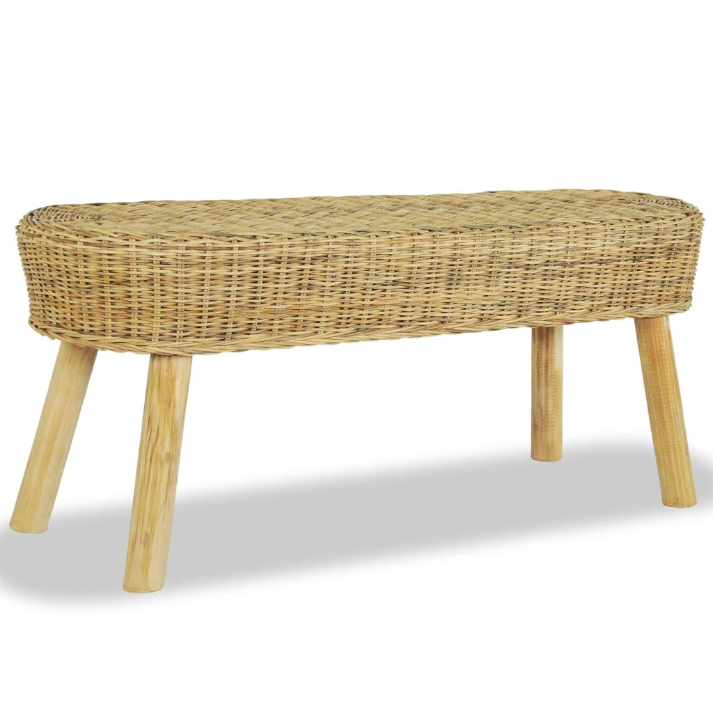 ホールベンチ 110x35x45cm 天然籐製