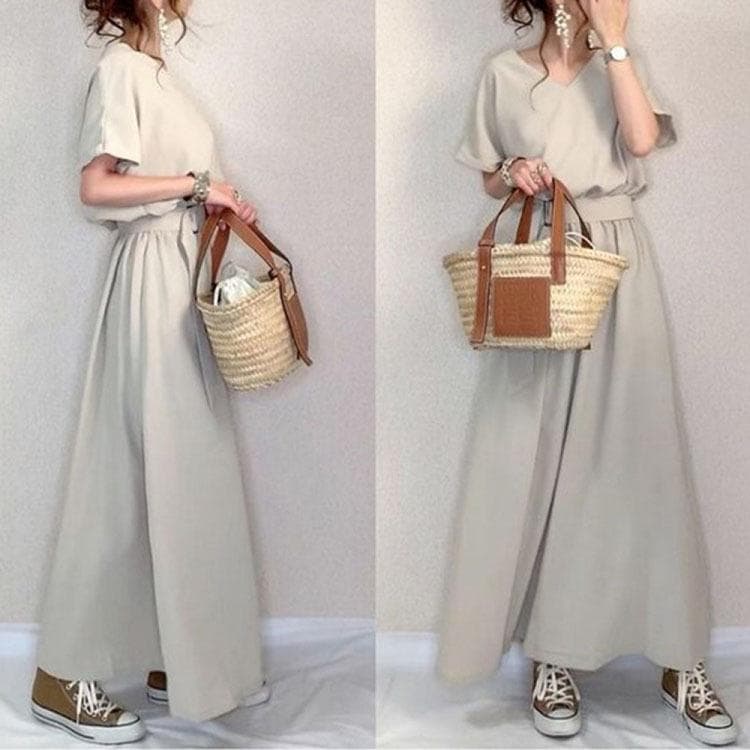 ワンピース レディース スウェットマキシワンピース アシンメトリー　大きいサイズ ゆったり 半袖 無地 不規則 Aライン 夏 ロングワンピース 通勤 着痩せ