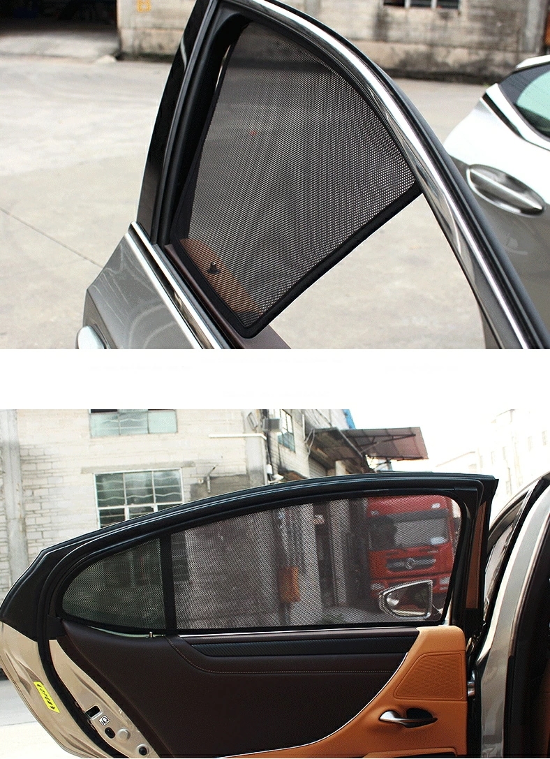 レクサス・RX/NX/ES 用 サンシェード UVカット 断熱 日よけ プライバシーを保護する 1台分セット (メッシュタイプ)