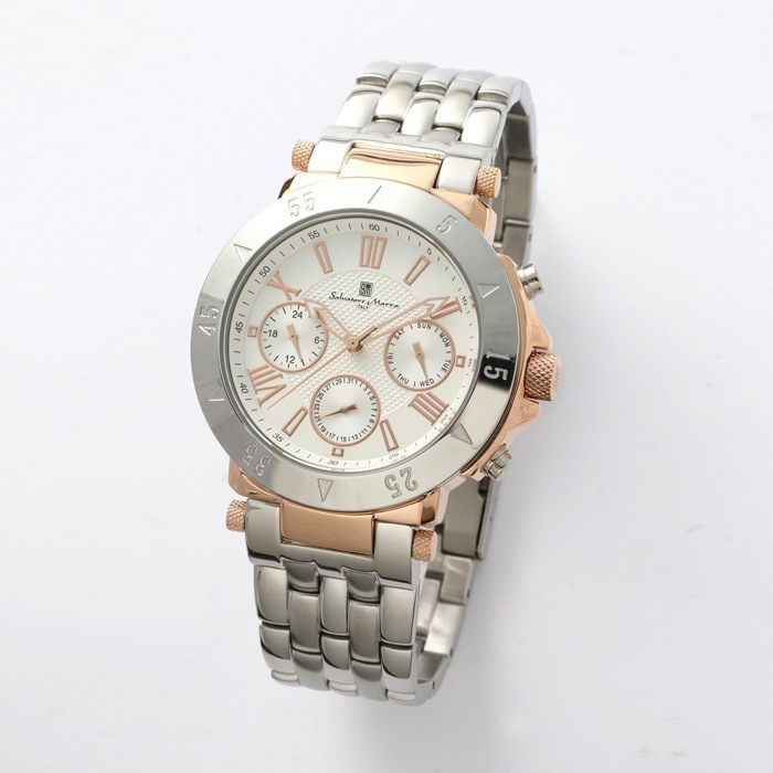 メンズ 腕時計 マルチファンクション SM22108-PGWH 11,700円