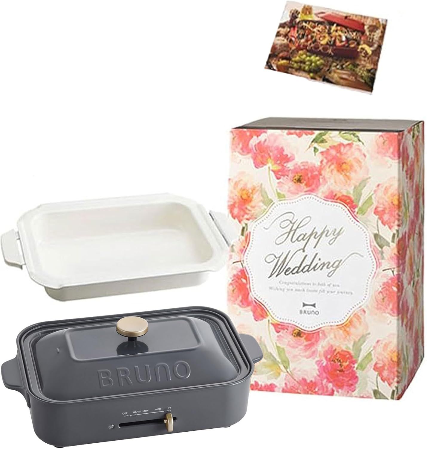 コンパクトホットプレート 本体 プレート3種 (たこ焼き セラミックコート鍋 平面)結婚祝い スリーブ レシピブック 付き おしゃれ かわいい これ1台 一台 蓋 ふた付き 1200w 温度調節 洗い