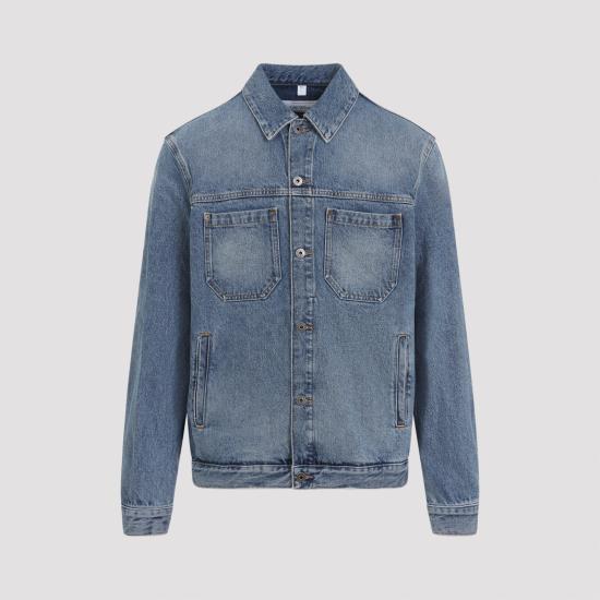 OFF WHITE Men Jacket 44MYE09QS26D002400 LIGHT MEDIUM BLUE