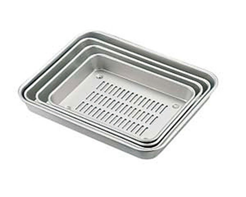 （まとめ買い）中尾アルミ製作所 アルマイトN型水切バット 26号 [x3]