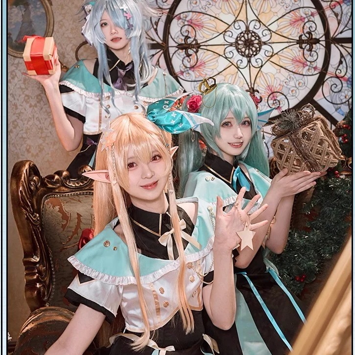 バーチャルvtuberキャスターlazulight finana eliraポムコス服レディーススカート 8,090円