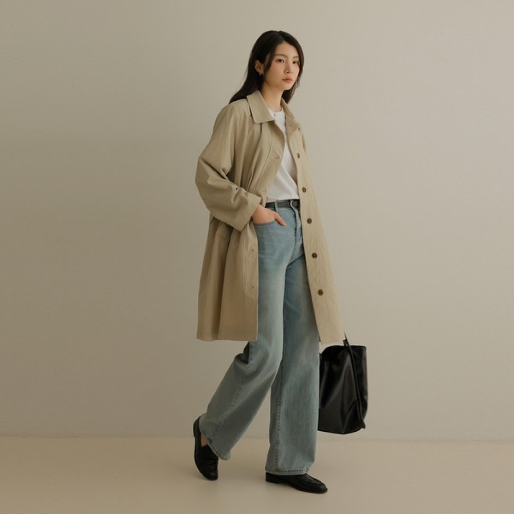 [Elysia] ヘドンストラップハーフトレンチコート 9,981円