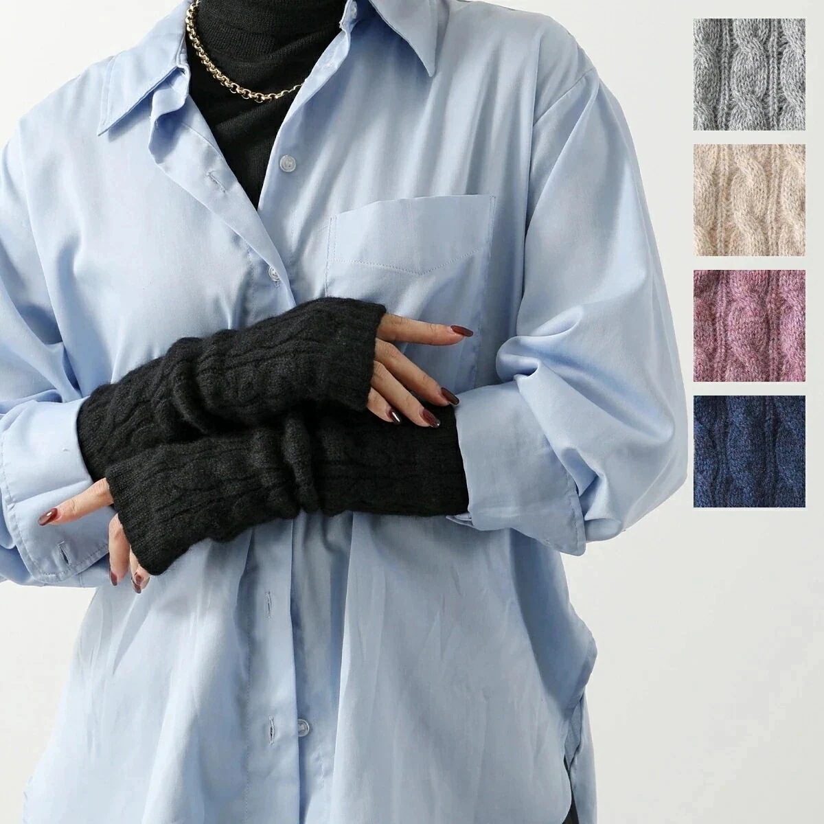 JOHNSTONS ジョンストンズ ハンドウォーマー HAY03305 レディース 手袋 ニットグローブ カシミヤ ケーブル編み カラー5色 11,026円