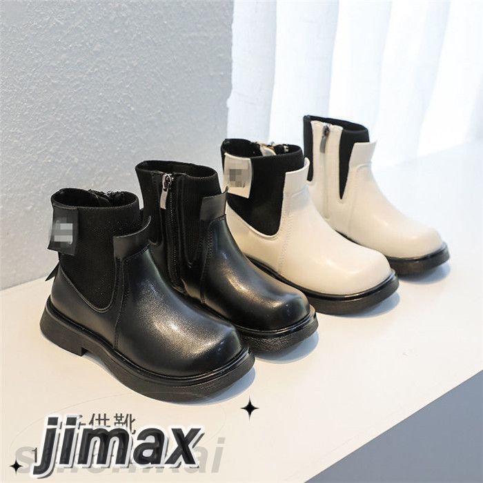 ショートブーツ 子供靴 ブーツ キッズ PUブーツ シューズ ホワイト 滑り止め ジュニア 革ブーツ 子ども 男の子 女の子 キッズ靴 子供靴 ブラック おしゃれ 冬 フォーマルシューズ 結婚式 発表