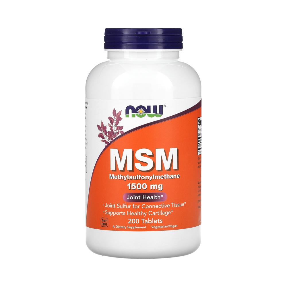 NOW Foods MSM 1500mg 200錠 4,740円
