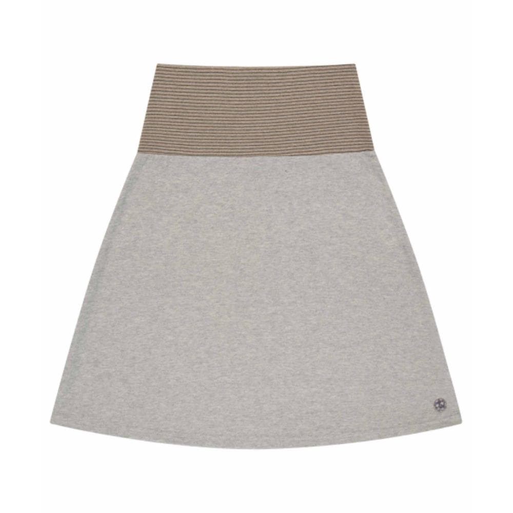 COYSEIO 038 STRIPE SKIRT MELANGE GREY CY2500SKSM01