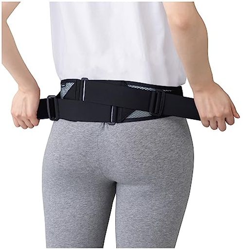 腰部骨盤ベルト サポーター 男女兼用 スポーツ 作業 仕事 ゴルフ テニス 固定力 男女兼用 ブラック メッシュタイプ M-L 7,691円