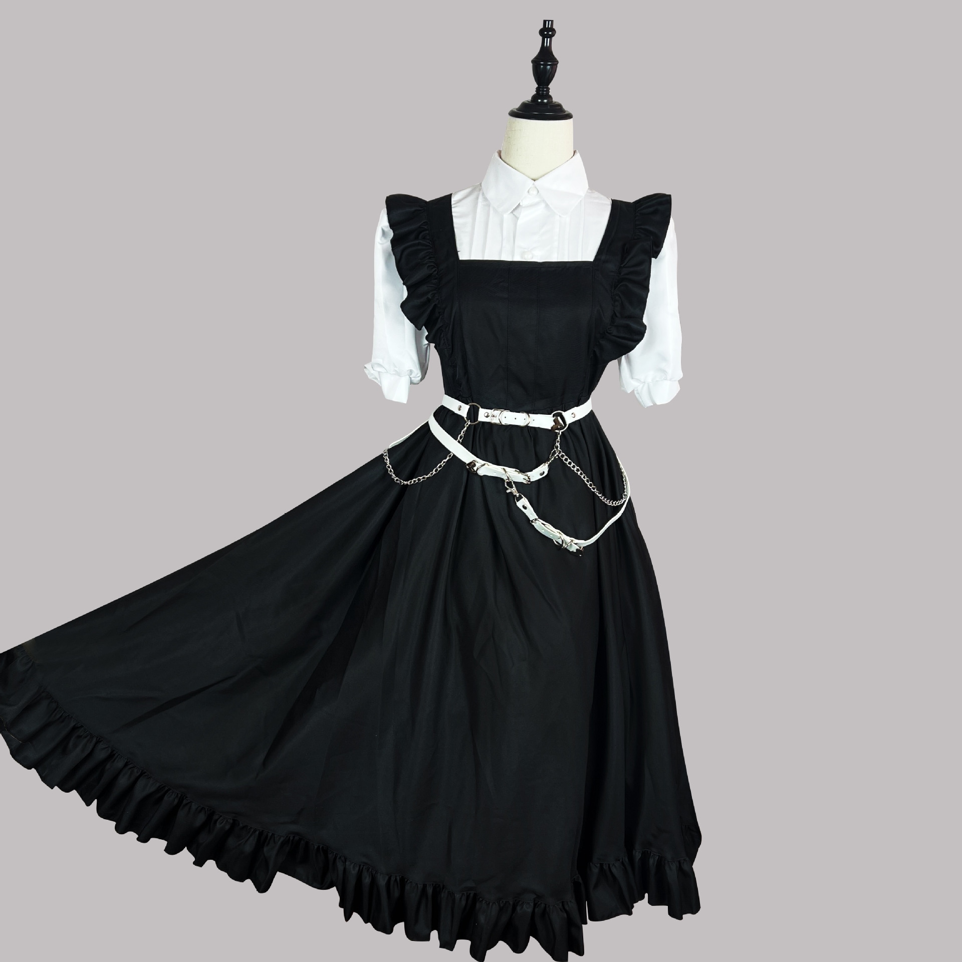 コスプレ衣装 ジェミニメイド 白黒民族風メイド服 コスプレ衣装 女性用 4,559円