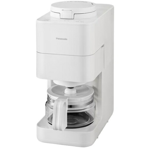パナソニック【Panasonic】コーヒーメーカー ホワイト 全自動コーヒーメーカー 計量スプーン付き NC-A58-W【6通りの味をたのしめる】