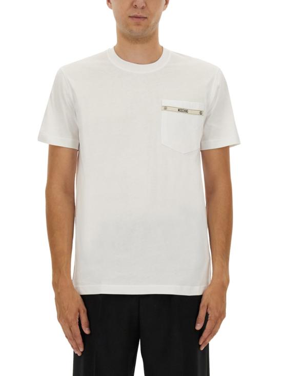 MOSCHINO Men T-Shirts 07255241 0001 WHITE