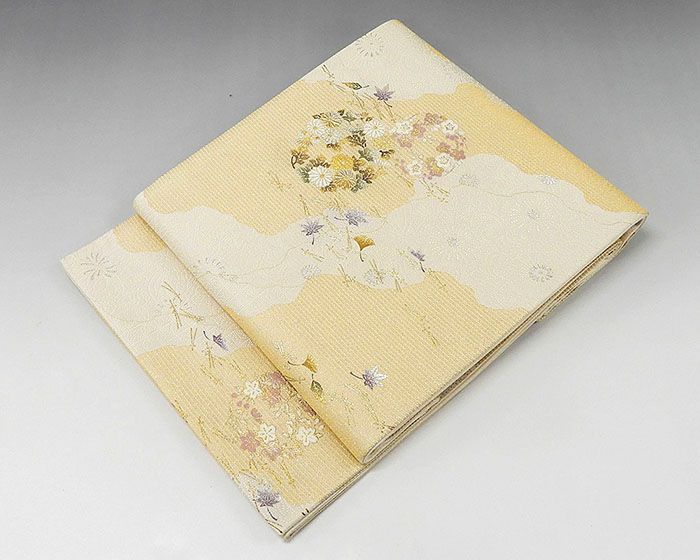 袋帯 未着用超美品 正絹 金彩友禅 和田光正作 高蒔絵 袋帯 未使用 新古品