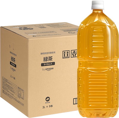 他サイト： by Amazon ラベルレス緑茶 2L×9本の商品画像