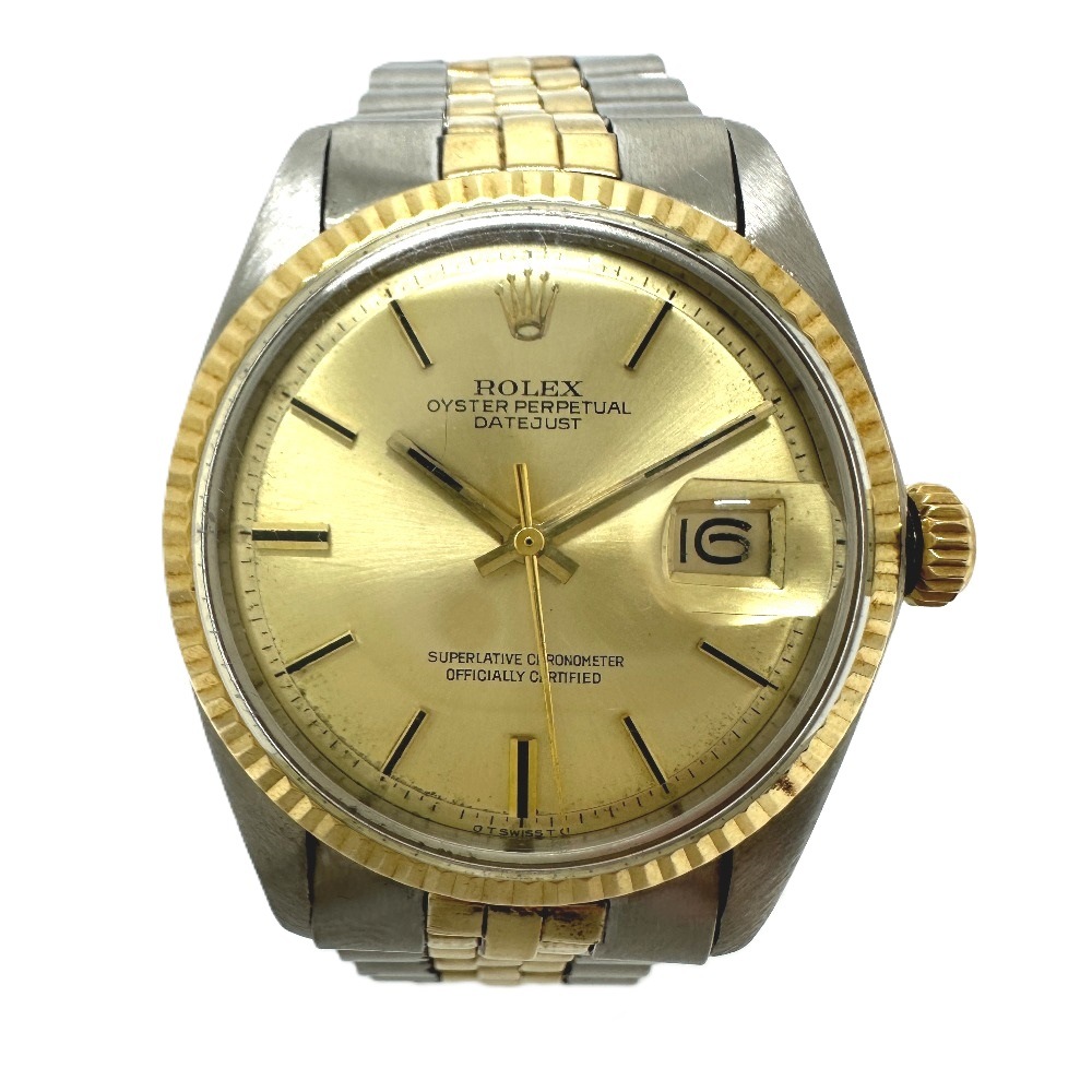 腕時計 1601 デイトジャスト 自動巻き SS/YG シルバー