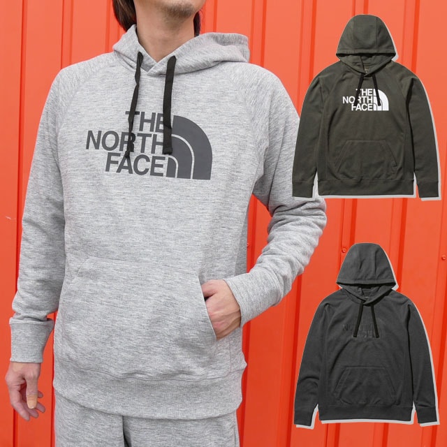 ザ・ノース・フェイス トップス パーカー メンズ カラーヘザードスウェット フーディ フード NT12397 長袖 アウター プルオーバー 上着 ウェア 裏毛 服 アパレル 黒 灰 カーキ