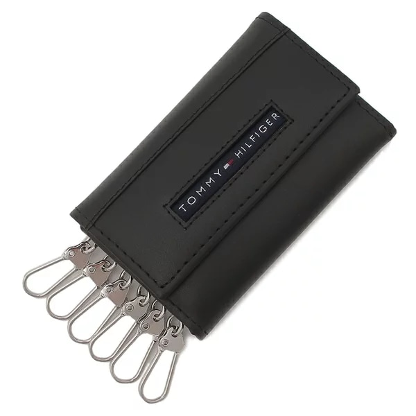 キーケース ブラック メンズ TOMMY HILFIGER 31TL17X017 001