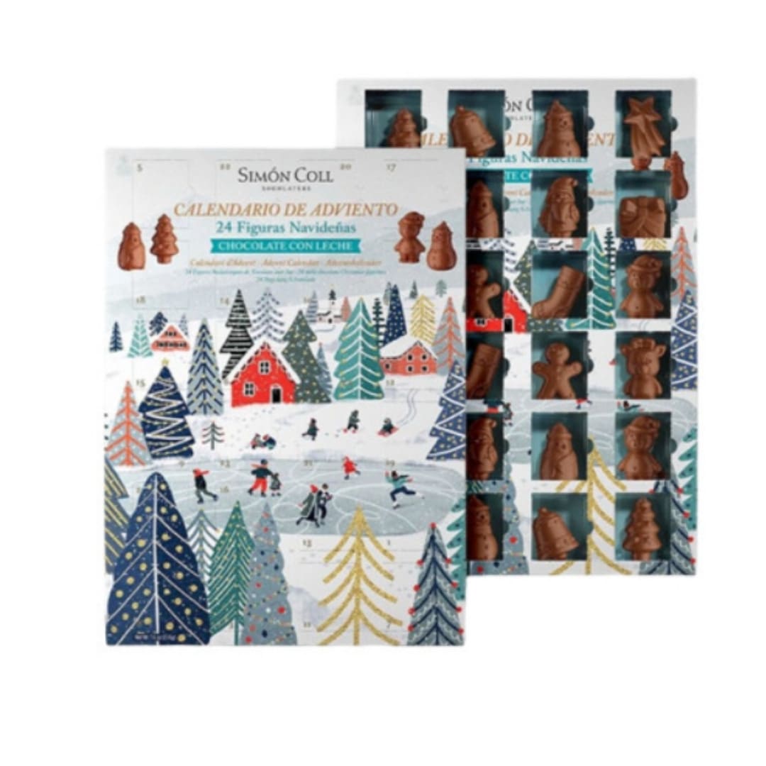 サイモンコールミルクチョコレート たのしいクリスマス/アドベントカレンダー 2023 クリスマスディーデーカレンダー/お歳暮/クリスマスプレゼント/クリスマスお菓子/アドバンスカレンダー