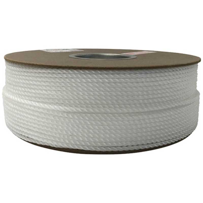 ユタカメイク　ユタカ ポリエチレンロープドラム巻 4mm×200m ホワイト　PRE-87