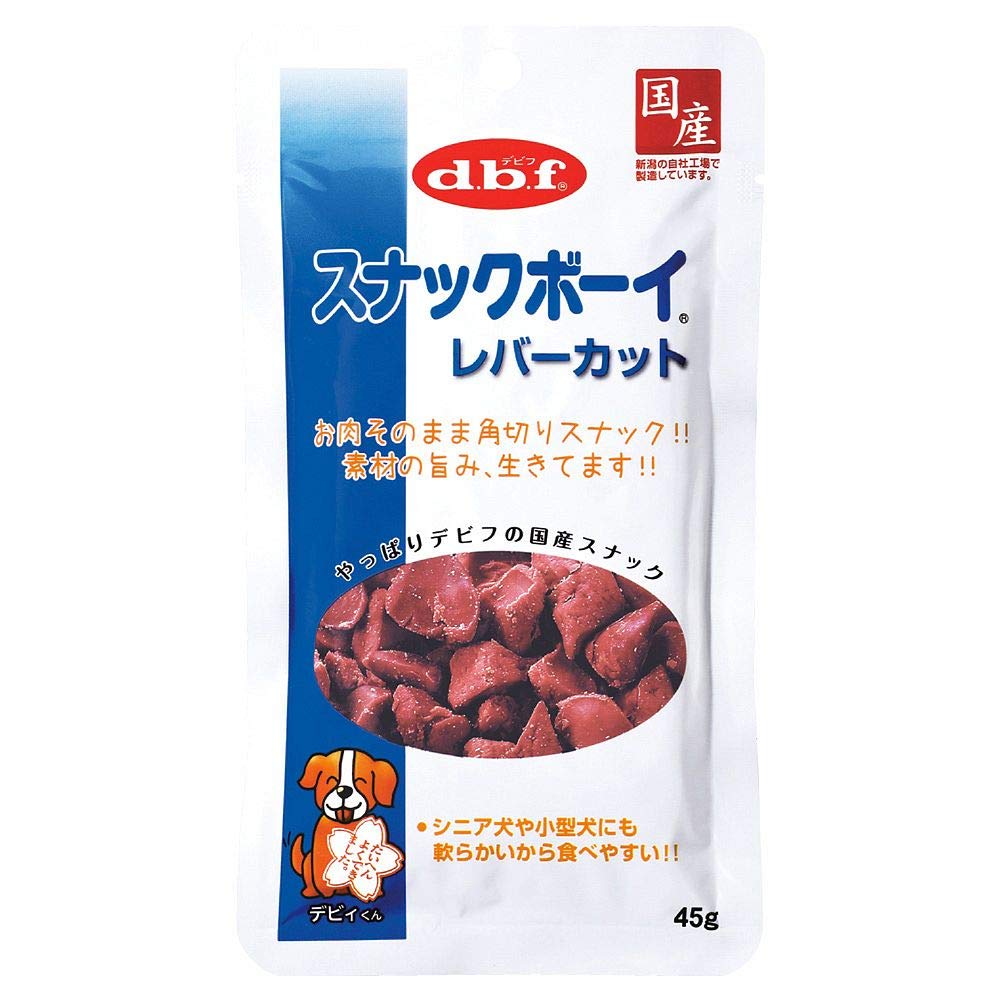 （まとめ買い）デビフペット スナックボーイ レバーカット 45g 【×24】 5,235円