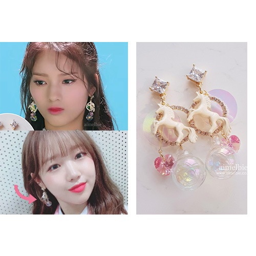 [ウィキミキチェユジョン着用] バブルユニコーンワンダーランド(Pink ver) 韓国ジュエリー 韓国の人気ブランド 人気ジュエリー 韓国ファッションスタイル