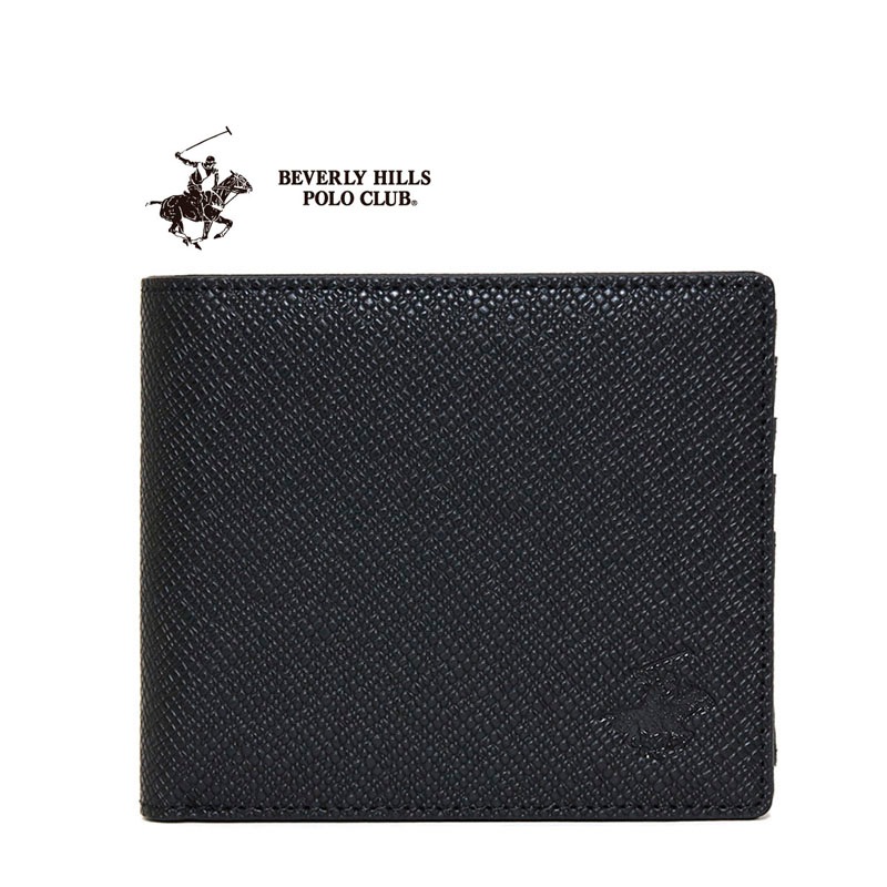 二つ折り財布 レザー ロゴ 小銭入れ メンズ 男性 bhgm3002 専属BOX付