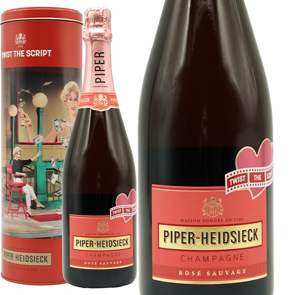 【ティンボックス入】パイパー エドシック ロゼ ソヴァージュ ツイスト ザ スクリプト No.2 リミテッド エディション シャンパーニュ 正規品Champagne Piper-Heidsie