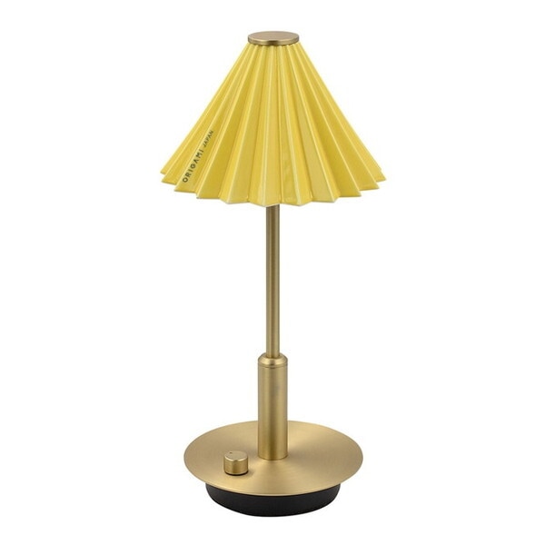 gram8 TC-2501-BS/YE ORIGAMI LAMP ポータブル ブラス/イエロー メーカー直送